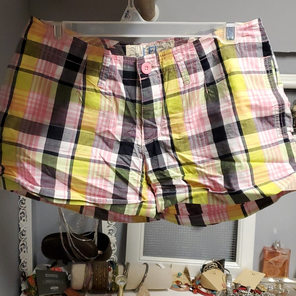 Plaid shorts